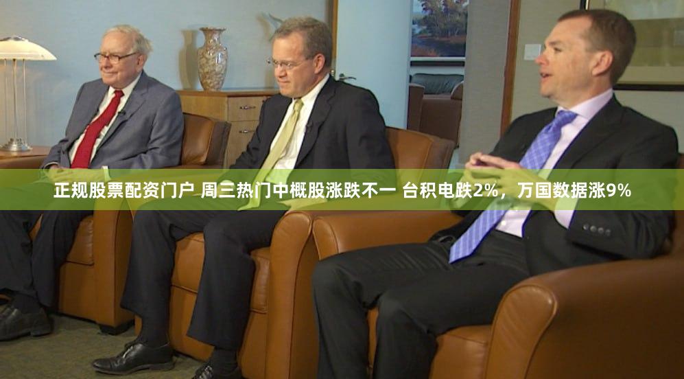 正规股票配资门户 周三热门中概股涨跌不一 台积电跌2%，万国数据涨9%